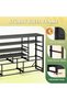 15-drawer large size TV model For inside Bed Home Bed Room Black Color 59" inch - 7