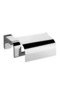 Premium Theme Toilet Paper Holder with Cover Chrome |   Stainless Bathroom Toilet Paper Holder Accessory 5 Years Warranty - 2