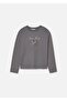 Girl's Printed Long-Sleeved T-Shirt Smoked 7025 - 2