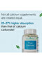 True Calcium 1000mg Supplement For Men & Women- 60 Vegan Tablets - 4