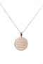 Silver Color Ayetel Kursi and Evil Eye Prayer Written Steel Necklace Stainless Tarnish-Free Chain