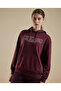 Typography Print Hoodie with Long Sleeves