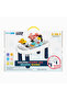 2-in-1 Kids Activity Table with 47 Building Blocks and Drawing Board - 4