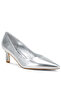 Women Metallic Fantasy Heel Pumps in Silver
