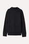 Men's Anthracite Striped Polo Collar Sweatshirt - 2