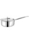PLATINUM TRIPLY STAINLESS STEEL SAUCEPAN WITH LID - 1.2 LITRES (14 CM), VTS014, INDUCTION & GAS FRIENDLY - 2