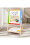 Double-Sided Magnetic Wooden Easel Board for Kids with Accessories - 3