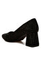 Women Rhinestones Embellished Pumps in Black - 3