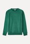 Men's Green Loose Fit Crew Neck Sweatshirt
