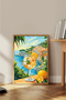One Piece Wooden Framed Living Room Hall Kitchen Painting Tk2397 - 2