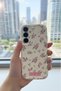 Samsung Galaxy A26 Compatible Case Floral Rose Pattern Soft Silicone Cover - 4
