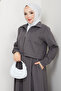 Women's Front Zipper Skirt Suit - 4