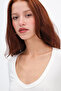 V-Neck Basic Blouse B0425 - 4