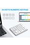 KP10 Bluetooth Number Pad, Dual-Device, 34-Key USB-C Rechargeable Numpad - 5