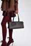 Brown Blunt Leather Bag - 3