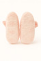 Newborn Pink Organic Lace Bow Bandana Booties - 3