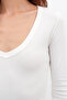 V-Neck Basic Blouse B0425 - 3