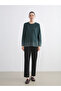 Esvab • Modern & Distinctive Zero Roba Collar Embroidered Women's Knitwear Sweater - 3