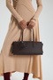 Brown Blunt Leather Bag - 2