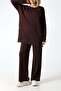 Plain Polyviscose Fabric Double Suit – Relaxed Fit Tunic & Pants Combination - 3