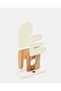 Brown And Cream Midmod Décor Accent - 4
