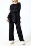 Plain Polyviscose Fabric Double Suit – Relaxed Fit Tunic & Pants Combination - 3