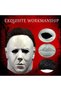 Halloween Horror Scary Full-Face Mask for Adult Cosplay with Hair - 3