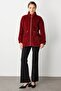 Mock Neck plush coat - 4