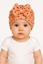 Newborn Baby Girl / Girl Child Polka Dot Bow Double Layer Bonnet Is Suitable for Use between 0-12 Months - 4