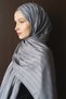 Naiya Jacquard Shawl Line Pattern - Gray - 4