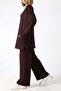 Plain Polyviscose Fabric Double Suit – Relaxed Fit Tunic & Pants Combination - 2