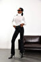 Çnr Flared High Waist Comfort L Stretch Fabric Jeans Denim Trousers New Hsn - 5