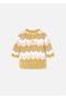 Baby Girl Blocky Knitted Dress Colorful 2806 - 3
