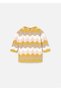 Baby Girl Blocky Knitted Dress Colorful 2806