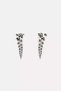 Zr Model Silver Topcuk Pendant Earrings