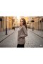 V-Neck Buttoned Pocketed Long Knit Sweater Cardigan - 4