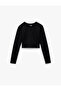 Long Sleeve Crew Neck Slim Fit Sports T-Shirt - 3