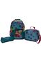 Girl's Printed Primary School Backpack - Set of 3 - 2