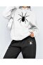 Spider Printed Two Color Tracksuit Set