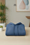 100% Cotton Unisex Unprinted Navy Blue Indigo Basic Hoodie with Hood and Pocket Regular - 4