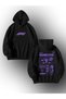 Women Men Black F1 Lewis Printed Oversized Hooded Kangaroo Pocket Hoodie
