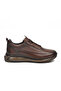 Brown Genuine Leather Airbagsole Sole Men's Sneaker 152-22053 m