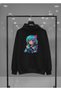 Oversized Unisex Anime Printed Hoodie - 2
