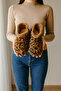 Woman |   Leopard Patterned Slippers |   Home Boat |   Lightweight Non-Slip Sole |   Home Shoes - 4