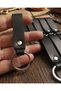 10Pcs Original Real Leather Black Genuine Leather Key Chain Gift Keyring - 3