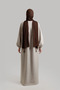 Shirt Collar Tenselsoft Dress - Stone - 4