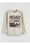 Printed Boys' Sweatshirt and Sweatpants - 2