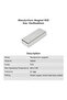 Neodymium Super Strong Rectangular Magnet for Fridge, Office, Home, DIY Craft Size 60x20x10mm - 4