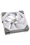مجموعة مراوح UNI FAN SL140 ذات العلبة المزدوجة - ARGB PWM 140 مم (قطعتان) مع وحدة تحكم - أبيض - 4
