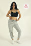 Women's Relaxed Fit Parachute Fabric Quick Dry Elasticated Leg Hem Sweatpants